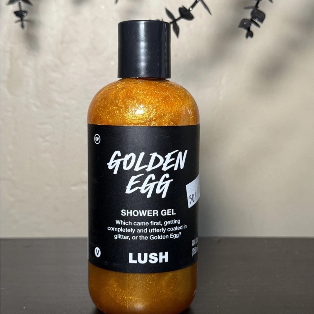 Limited Edition LUSH Golden Egg Shower Gel 8.4 oz / 250ml Vegan